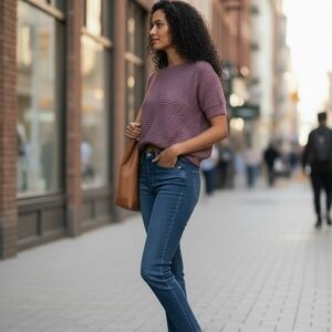 Chic Mauve Women's Sweater